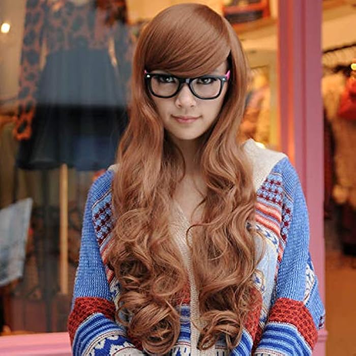 DILLARDS Women's Fluffy Long Curly Wig - Image 4